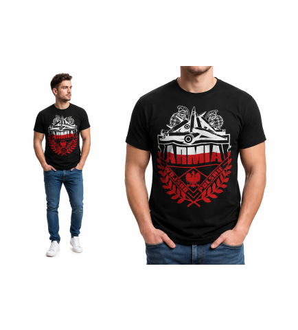KOSZULKA- ARMIA (BIAŁO-CZERWONY)